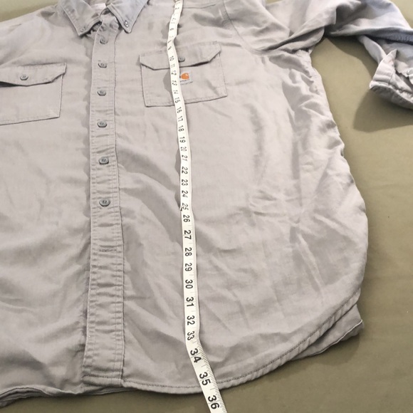 CARHARTT FR ( flame 🔥 resistant) Westex, Men’s work shirt size 2XL” Tall, - Picture 16 of 16